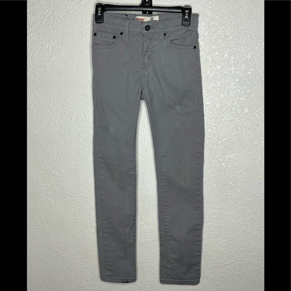 Levi’s 510 Super Skinny Gray Imperfection Pants Sz 14 Reg - Picture 2 of 9